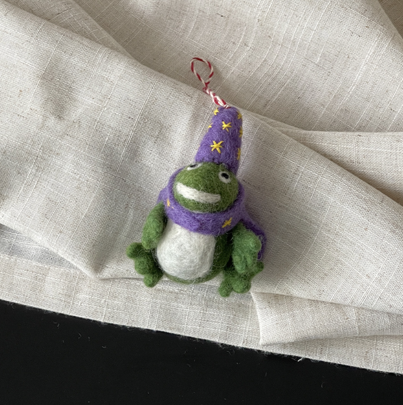 Magic Frog Wool Felt Pendant