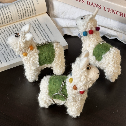 Confident Alpaca Wool Felt Pendant